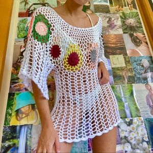 crochet cover up dress